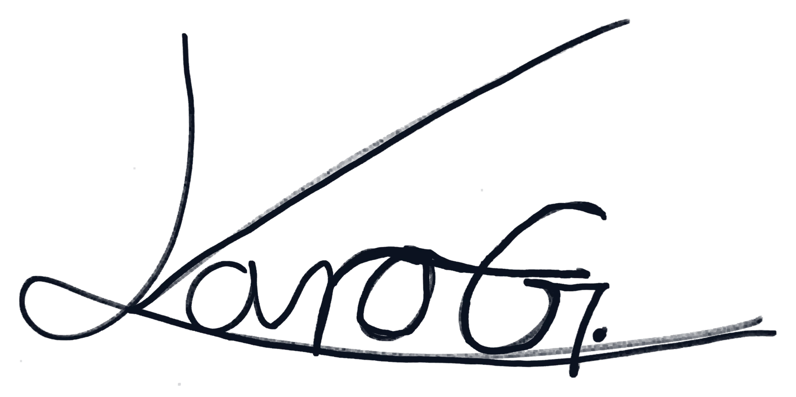 Unterschrift Karosch Gaedi